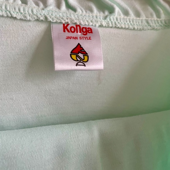 Konga Japan Style cotton flannel pyjamas mint-green size M-L, new without tag. - Picture 3 of 15